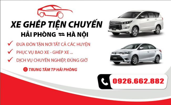 Xe Ghép Hà Nội Hải Phòng